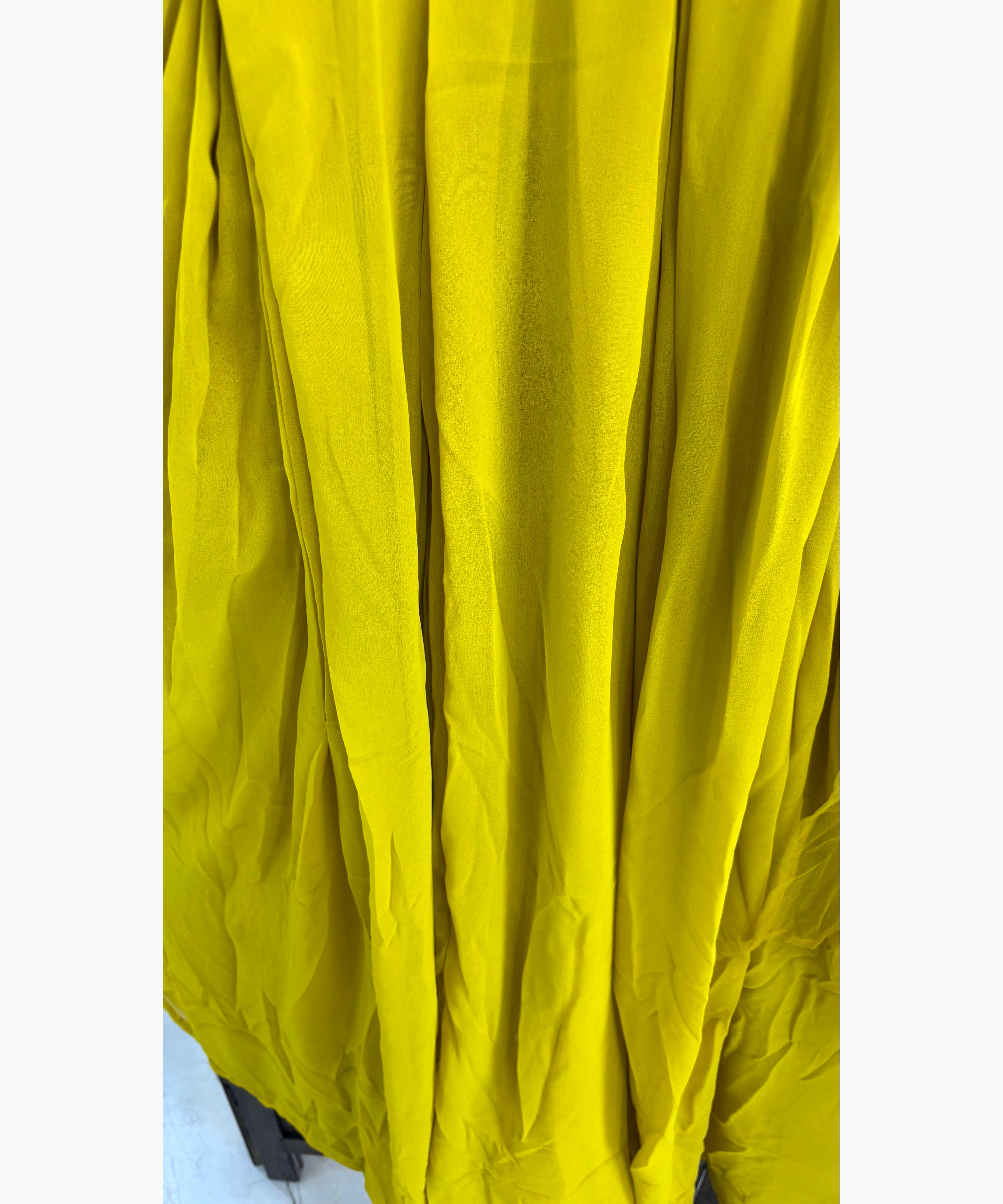 Mustard Yellow Color Anarkali Western Party Wear with Dupatta / ESS220