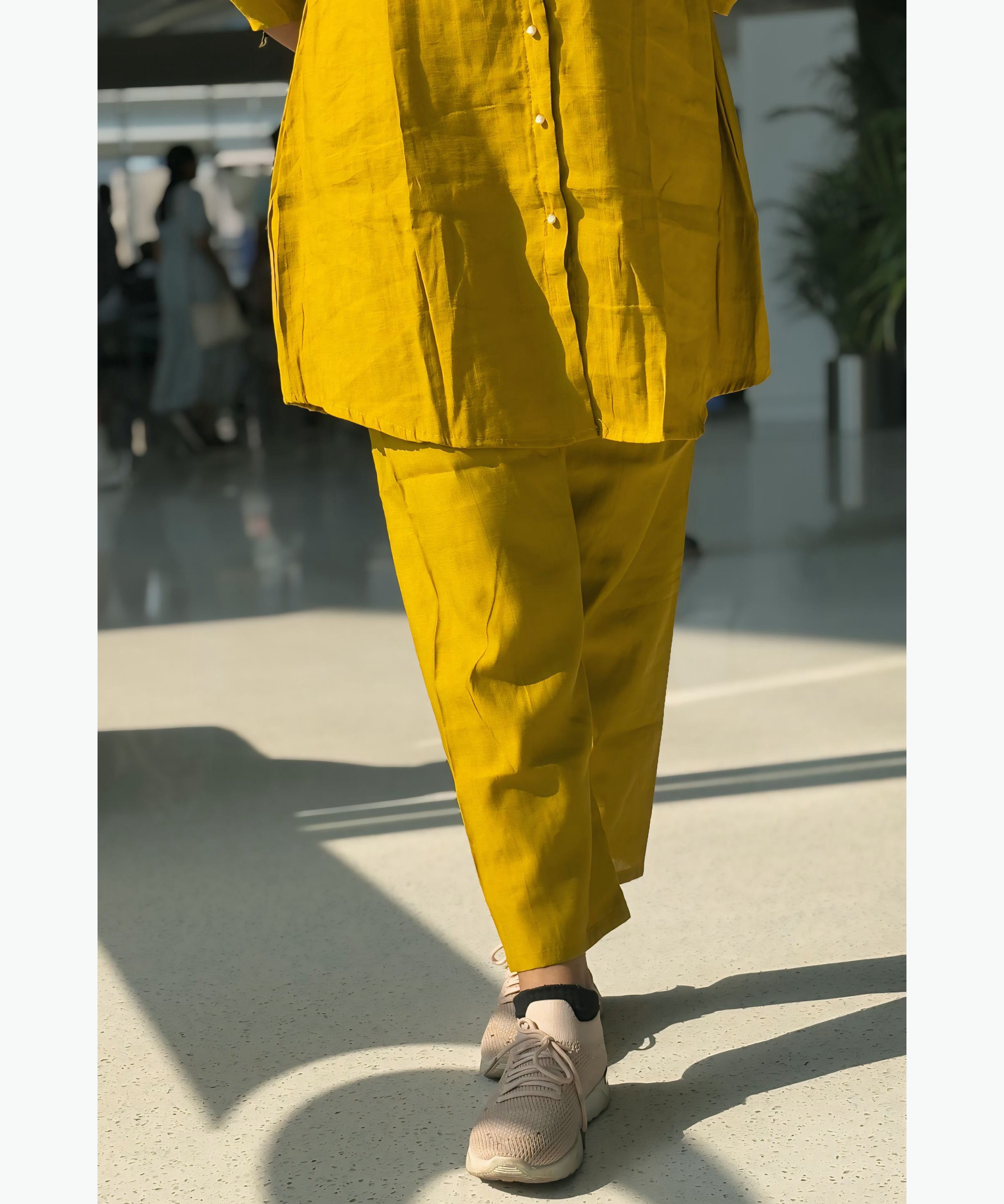 Mustard Yellow Ethnic Coord Set / ESS253