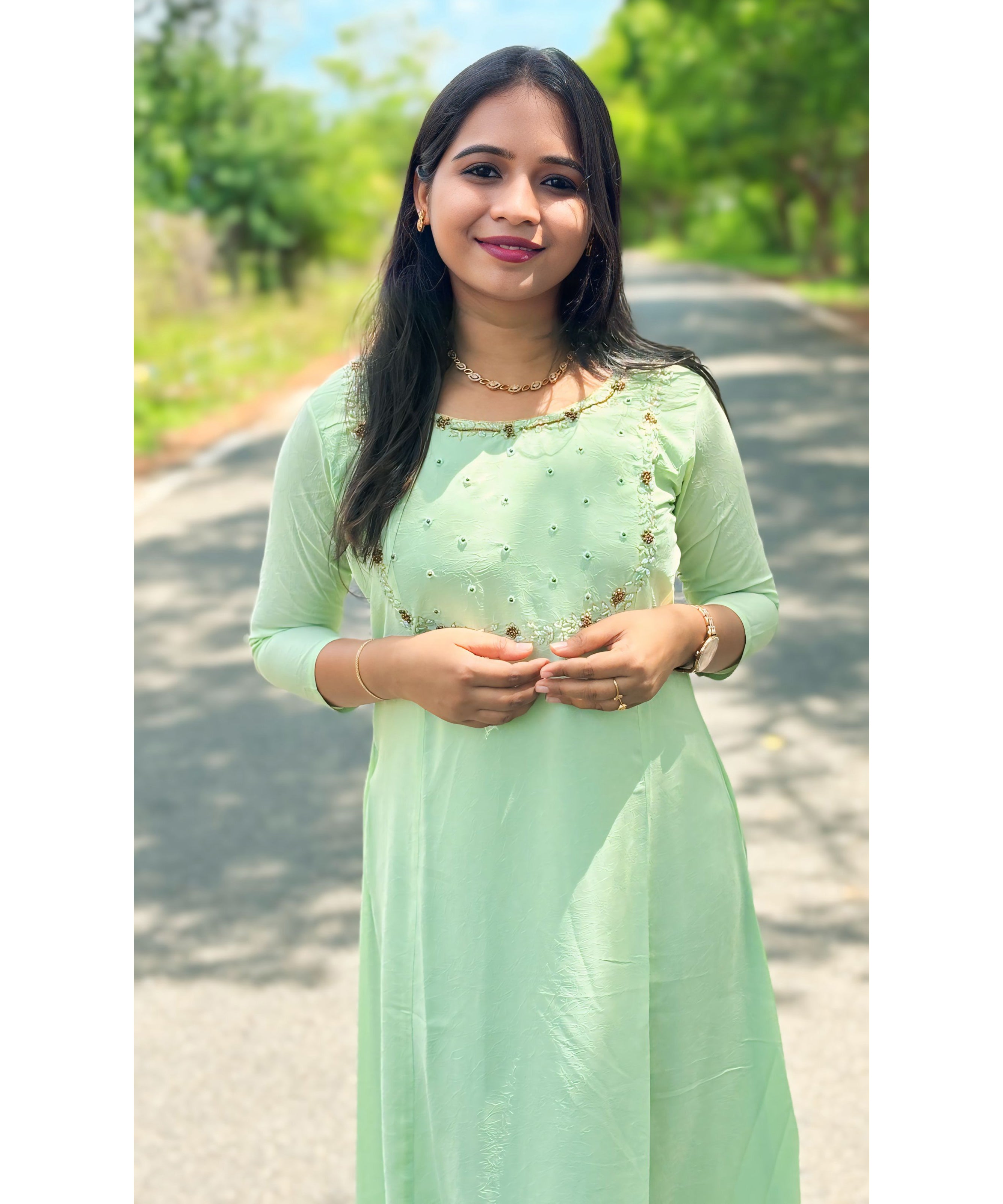 Pista Green Premium Kurti / NSS180