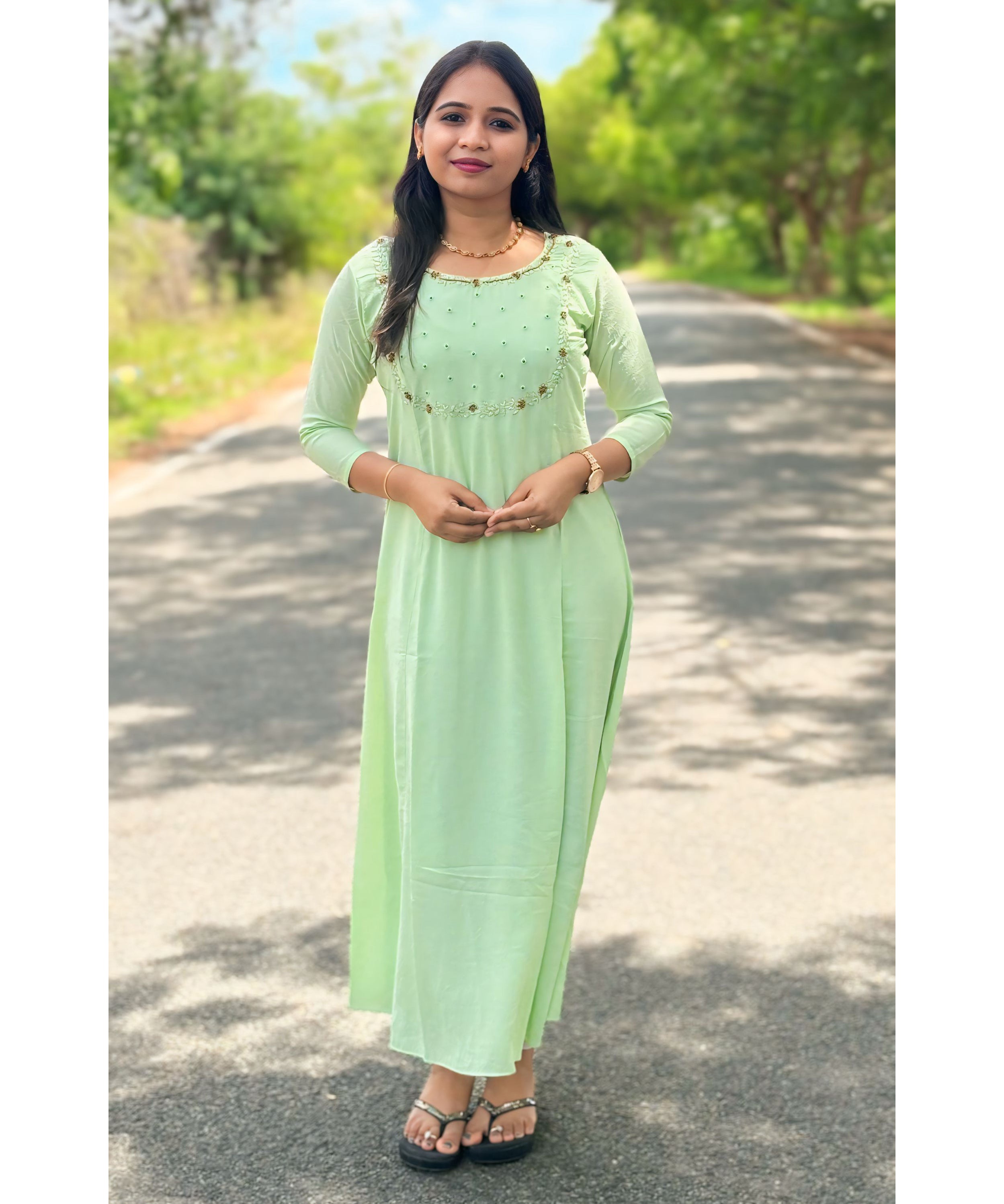 Pista Green Premium Kurti / NSS180