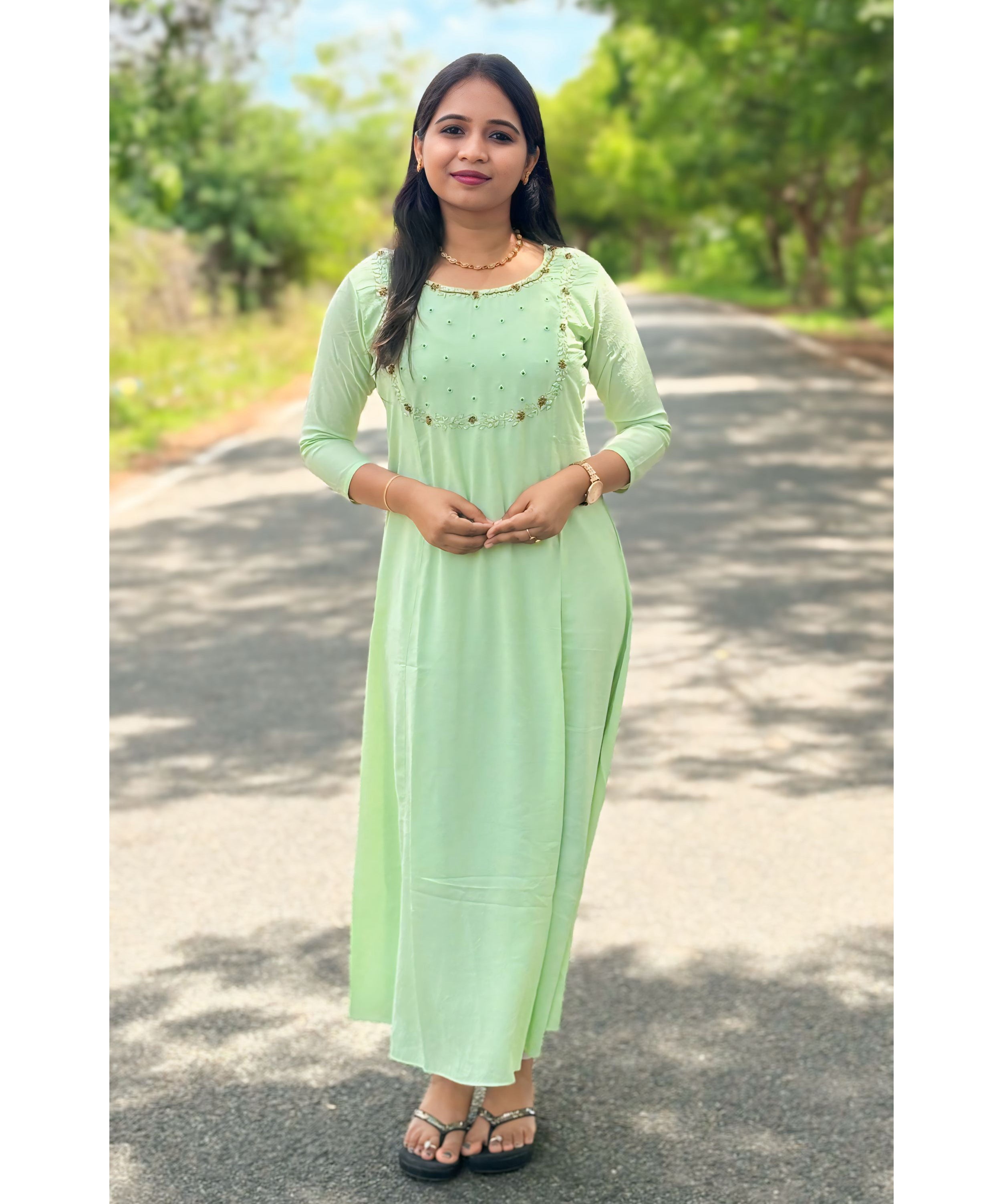 Pista Green Premium Kurti / NSS180