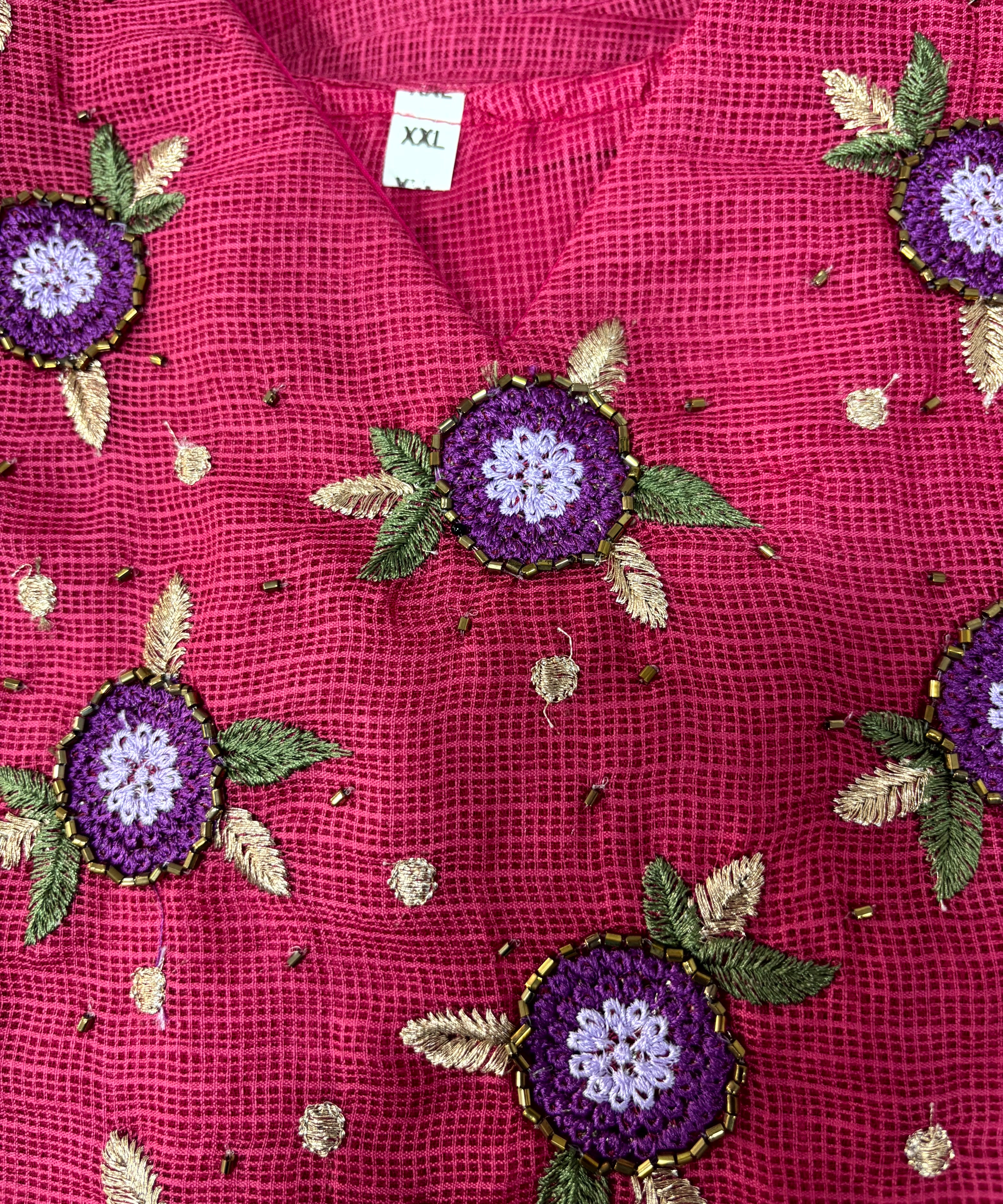 Pink Color Premium Kota Cotton Kurti with Lining / MSS002