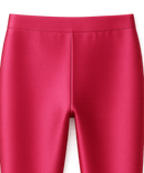 Branded Shimmer Dark Pink Slim Fit Ankle Length Leggings / LSS115