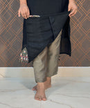 Black and Grey Salwar Set / ESS122