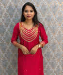 Pink and Orange Color Designer Ethnic Salwar Set / ESS402