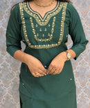 Green Color Designer Ethnic Salwar Set / ESS402