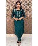 Green Ethnic 3 Piece Salwar Set / ESS101