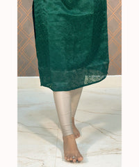 Green Kota Cotton Straight Cut Kurti / LSS122