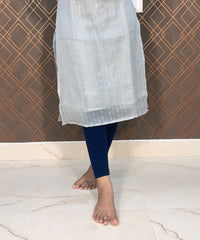 Grey Color Organza Kurti / OSS172