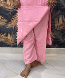 Lite Pink and White Color Premium 3 Piece Salwar Set / ESS332