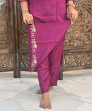 Maroon Color Designer Premium 3 Piece Salwar Set  / ESS364