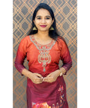 Maroon and Red Embroidery Salwar Set / ESS131