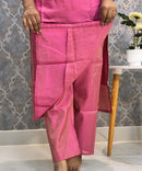 Pink Embroidered Shimmer Silk Blend Organza Dupatta 3 Piece Salwar Set / ESS351