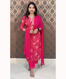 Pink and Orange Salwar Set / ESS124