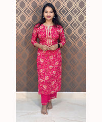 Pink and Orange Salwar Set / ESS124