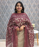 Premium Ethnic Salwar Set with Organza Dupatta  / ESS313