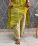 Lite Green Color Premium Ikkat Cotton salwar Set with Pocket / LSS197