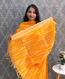 Yellow Color Premium Ikkat Cotton salwar Set with Pocket / LSS197