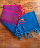 Blue and Purple Color Premium Kanchi Cotton 2 Piece Kurti and Dupatta / LSS198