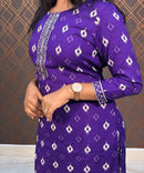Purple Color Premium Cotton Salwar Set  / ESS309