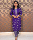 Purple Color Premium Cotton Salwar Set  / ESS309