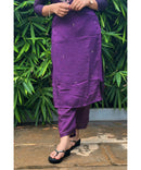 Purple Ethnic 3 Piece Salwar Set / ESS100