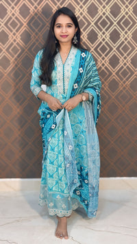 Sky Blue Ethnic Salwar Set / ESS117