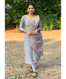 Violet Color Premium 3 Piece Salwar Set / ESS203