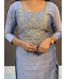 Violet Color Premium 3 Piece Salwar Set / ESS203